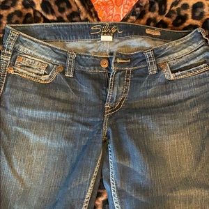 Silver jeans